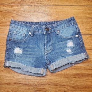 Aviva Girls Jean Shorts sz 12